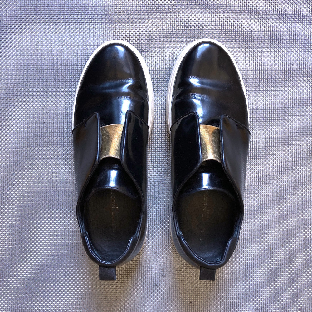 Black Patent Philippe Model Sneakers EU39 US 8.5 9